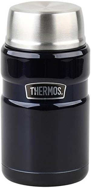 SK3021 Stainless King Yemek Termosu 0.71 lt Lacivert Çelik Termos SK3020MB