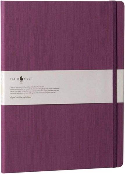 Ricci Lepidus 19x25cm Çizgisiz Mor Defter
