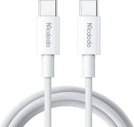 Ca-2770 60W Usb C To Usb C Şarj Ve Data Kablosu Beyaz 1.2 M
