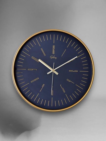 218-A-10 Serisi Eskitme Metal Görünümlü Sessiz Akar Modern Duvar Saati 30 cm