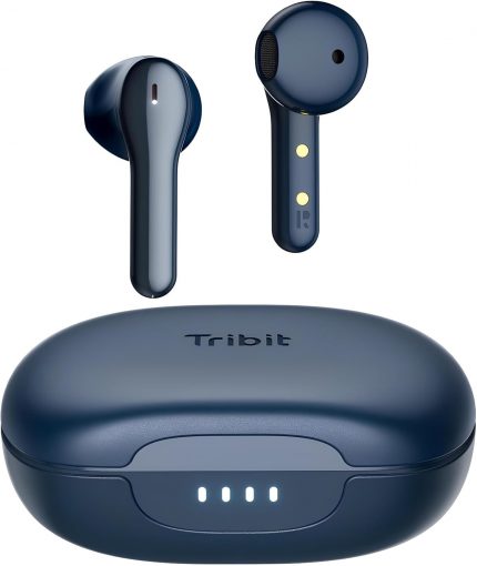 SolarBuds C2 4 Mikrofon CVC 8.0 Çağrı Gürültüsü Engelleme Qualcomm QCC3040 32 Saat Çalma Süresi 5.2 Kablosuz Bluetooth Kulak İçi Kulaklık koyu mavi