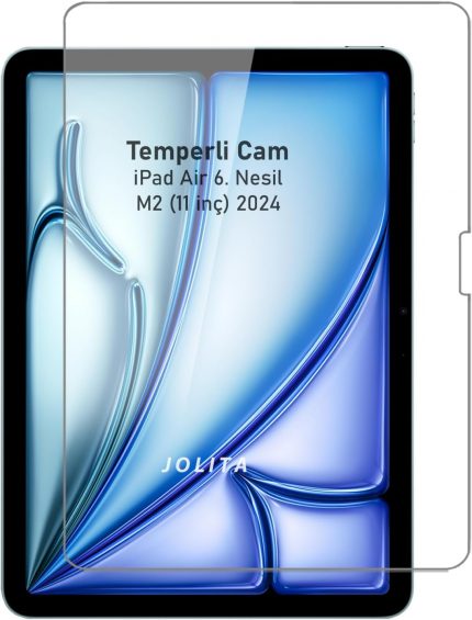 iPad Air 6. Nesil M2 11 inç 2024 Uyumlu Temperli Ekran Koruyucu Kırılmaz Cam Air 6 A2902 A2903 A2904