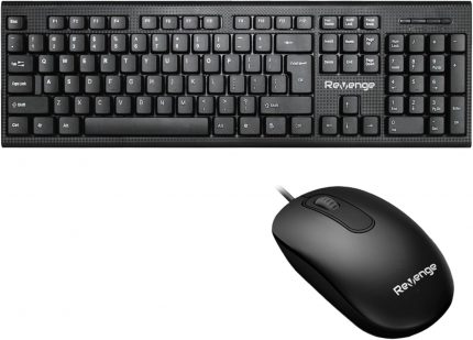 Deskmate+ Siyah Türkçe Q Ev Ofis Kullanımına Uygun USB Kablolu Klavye ve Mouse Seti