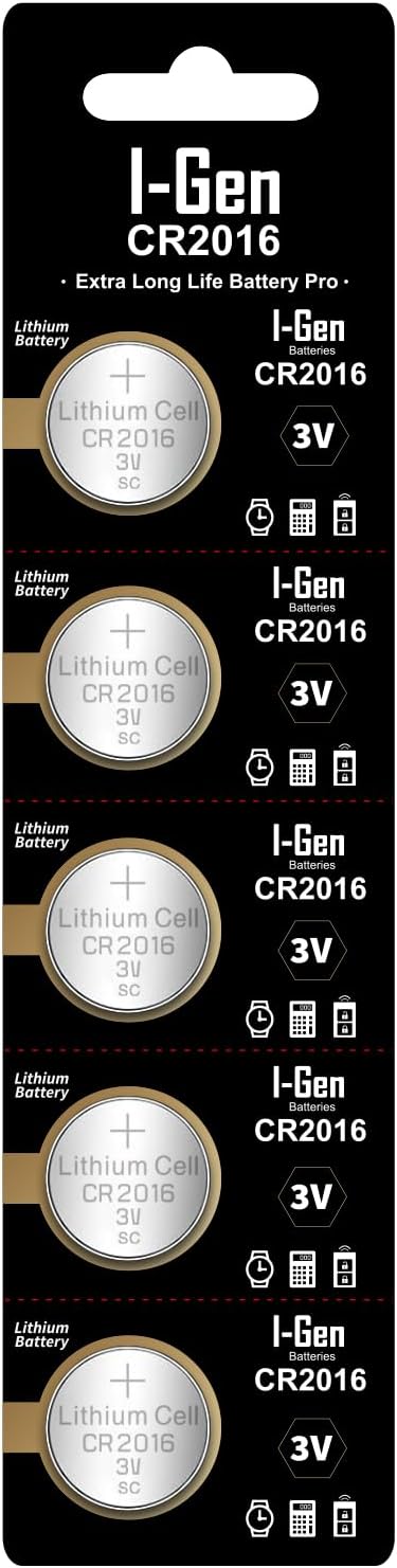CR2016 Pil 5&apos;li Paket Lityum Düğme Pil 3V 2016