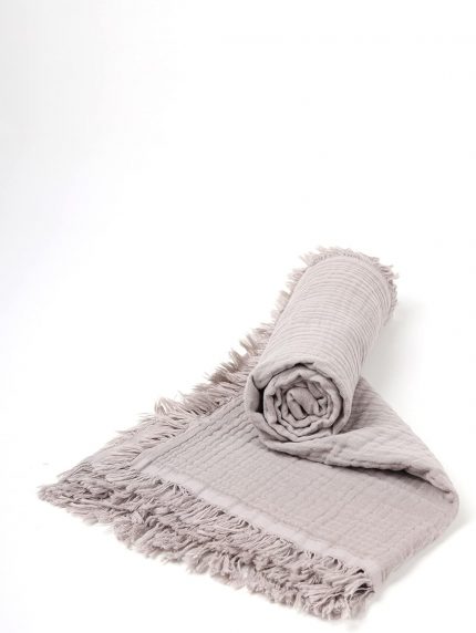 Müslin Bebek Battaniyesi, Erkek & Kız Bebekler İçin Nefes Alabilen Cilt Dostu Bebek Ve Çocuk Battaniyesi, Unisex,%100 Pamuk, 4 Katlı Organik Bebek Battaniyesi 110”x 110” (Gri)