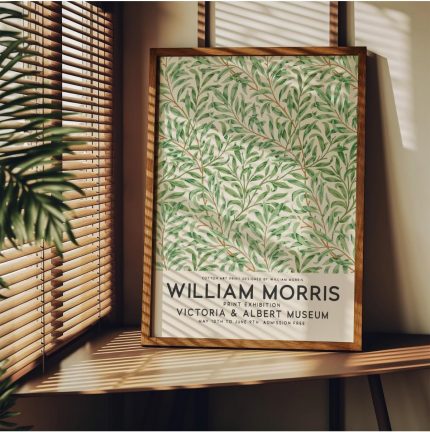 Tanıtım William Morris Çerçevesiz Poster, Modern Dekoratif Çerçevesiz Poster, Tablo, Morris, 50 x 70