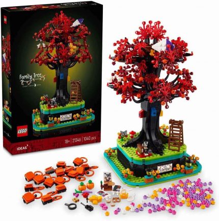 Ideas Aile Ağacı 21346 - Ev, Ofis Dekore Etmeyi Seven Yetişkinler için Koleksiyonluk ve Sergilenebilir Yaratıcı Model Yapım Seti (1040 Parça)