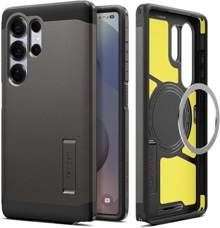 Galaxy S25 Ultra Kılıf Tough Armor AI MagFit özellikli Gunmetal - ACS08965