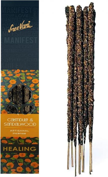 Doğal Manifest Tütsüsü || Pure & Natural Artisanal Manifesting Incense (Calendula & Sandalwood)