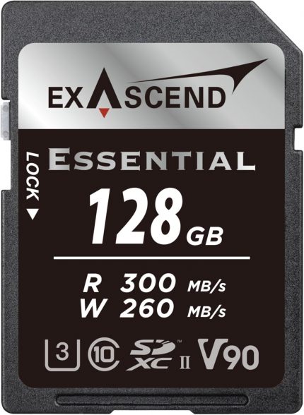 128GB ESSENTIAL UHS-II SDXC MEMORY CARD
