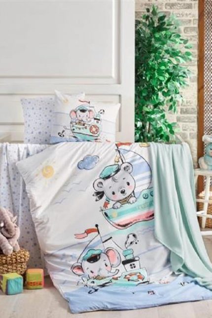 Bebek Nevresim Takımı Sailing Blue