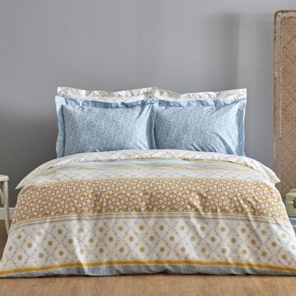 Home Sarah Anderson Carlene Çift Kişilik Nevresim Takımı, Sarı
