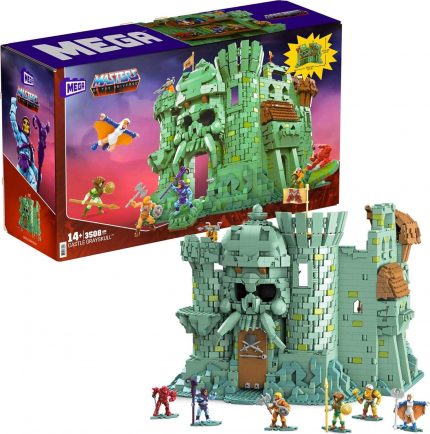 Construx GGJ67 - Evren Masters of the Universe Castle Grayskull bina seti 3508 yapı taşı ile 14 yıl, çok renkli
