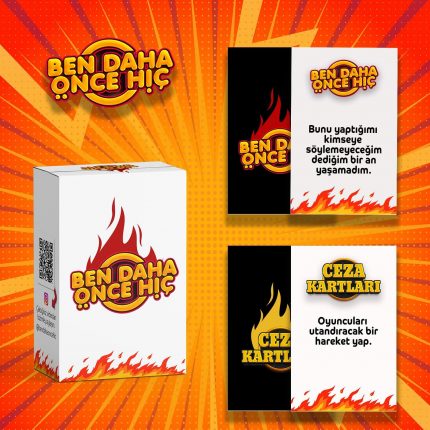 Ben Daha Önce Hiç Eğlenceli Grup Oyunu - Yetişkin Kutu Oyunları, Arkadaş, Aile, Cafe Kutu Oyunu - Cezalı İtiraf Oyunu