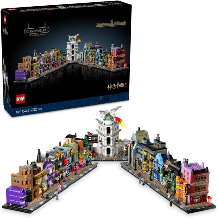 Harry Potter Diagon Yolu Büyücü Mağazaları 76444 - Yetişkinler için Koleksiyonluk Yaratıcı ve Keyifli Sergileme Modeli Yapım Seti, Doğum Günü Hediyesi (2750 Parça)