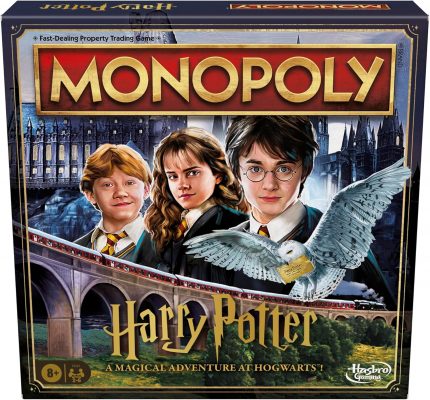 Gaming Monopoly Harry Potter Sürümü Masa Oyunu | Hogwarts&apos;ta Büyülü Bir Macera | 8 Yaş ve Üzeri | 2 ila 6 Oyuncu | Aile Oyunları | Çocuklar ve Yetişkinler İçin Hediyeler
