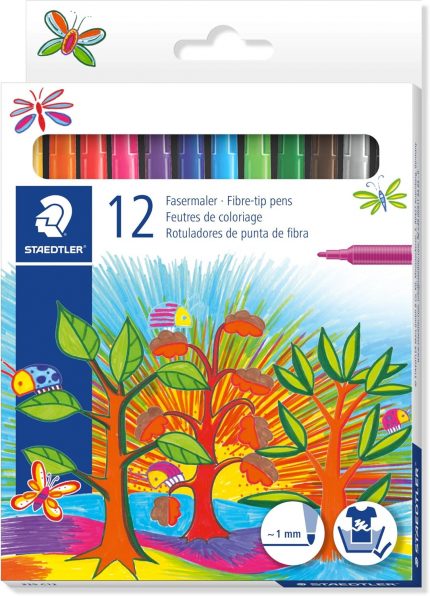 Club Staedtler 325 C12 Keçeli Kalem 1.0 mm 12&apos;li