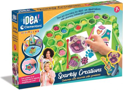 18716 Idea-Parıltılı 3D Gem Çıkartma, Elmas Kit, 7 yaşından büyük çocuklar için yaratıcı oyuncak, hediye seti
