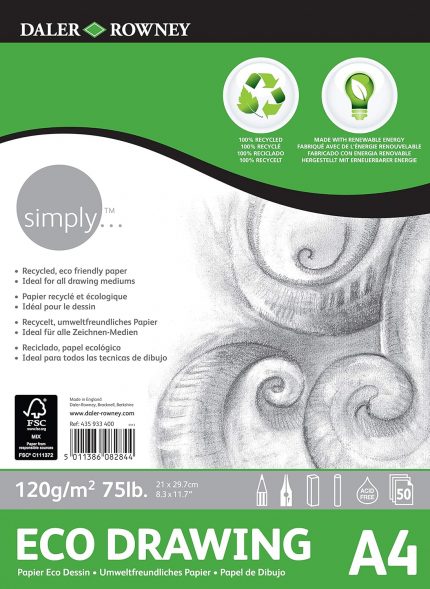 Rowney Eco Drawing Eskiz Blok - A4 - 120GR -